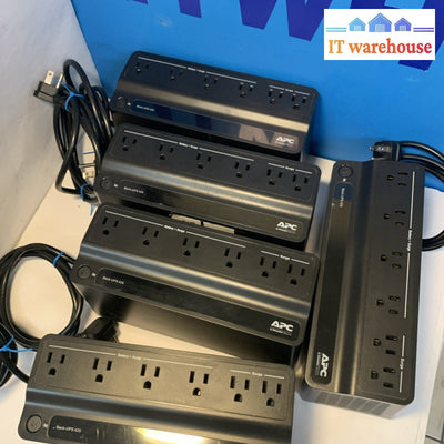 5x APC Back-UPS BE425M 6-Outlet 120V 425VA Uninterruptible Power Supply (No Bat)