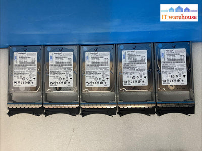 5X Ibm 49Y1851 500Gb 7.5K Sas 2.5’ Hdd St9500430Ss 49Y1855 Pn 49Y1854 W/ Caddy ~