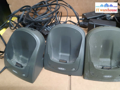 - 5X Symbol Crd1800-1000S Charger Cradle With Ac Adapter