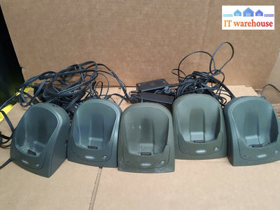 - 5X Symbol Crd1800-1000S Charger Cradle With Ac Adapter