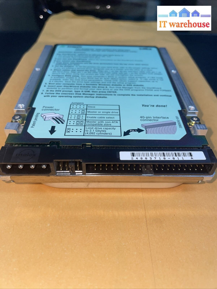 6.4Gb Seagate Medalist St36424A Hdd Pn: 9N5006-030 Fw: 3.10 134198-001