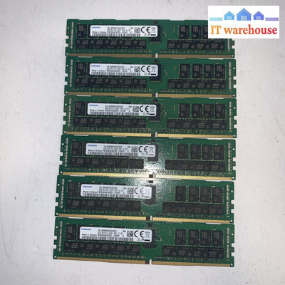 6x 32GB Samsung 2Rx4 PC4-2933Y Reg ECC Server RAM M393A4K40CB2-CVFBY