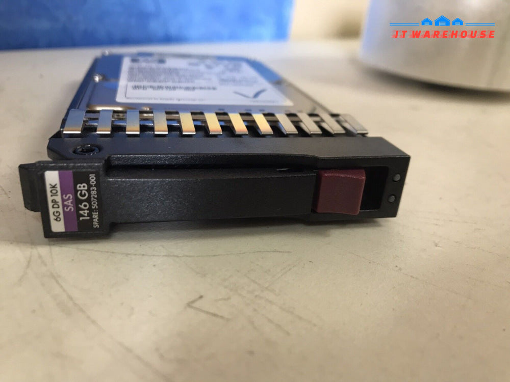 ~ 6X Hp Eg0146Fawhu 2.5” 146Gb 10K Sas Hdd With Tray Caddy 507283-001