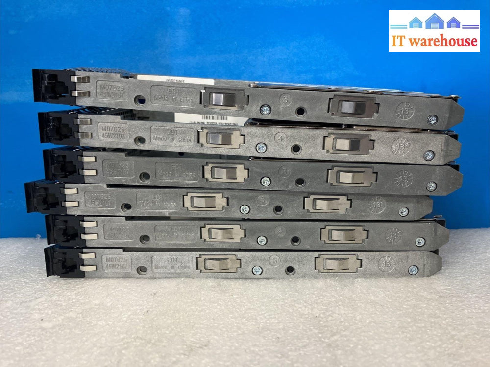 6X Ibm 00Y2499 300Gb 15K Sas 2.5’ Hdd St9300653Ss 00Y2428 Pn 00Y5718 W/ Caddy ~