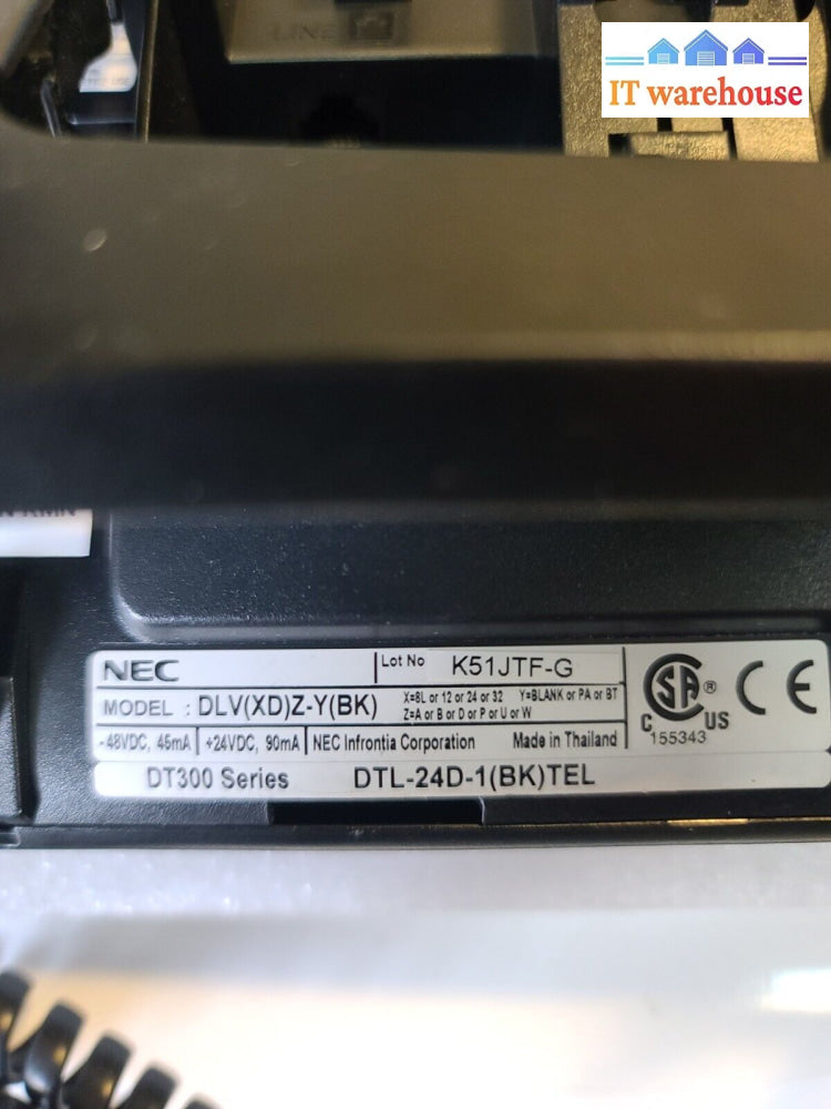 - 6X Nec Dt300 Series Phones (3X Dtl-24D-1 / 3X Dtl-32D-1)