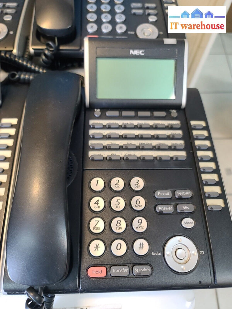 - 6X Nec Dt300 Series Phones (3X Dtl-24D-1 / 3X Dtl-32D-1)