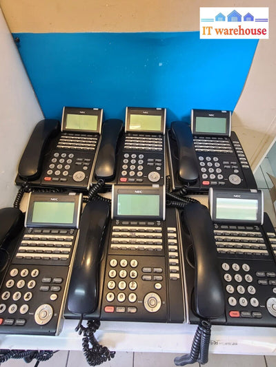 - 6X Nec Dt300 Series Phones (3X Dtl-24D-1 / 3X Dtl-32D-1)