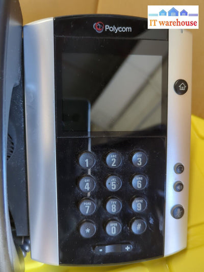 6X Polycom Vvx 500 Gigabit Ip Display Phones -