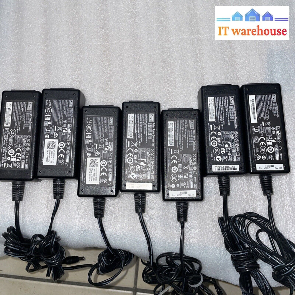 7 X 12V 2.5A 30W Power Adapter Da-30E12 For Wyse Apd Thin Client ( + Power Cords)