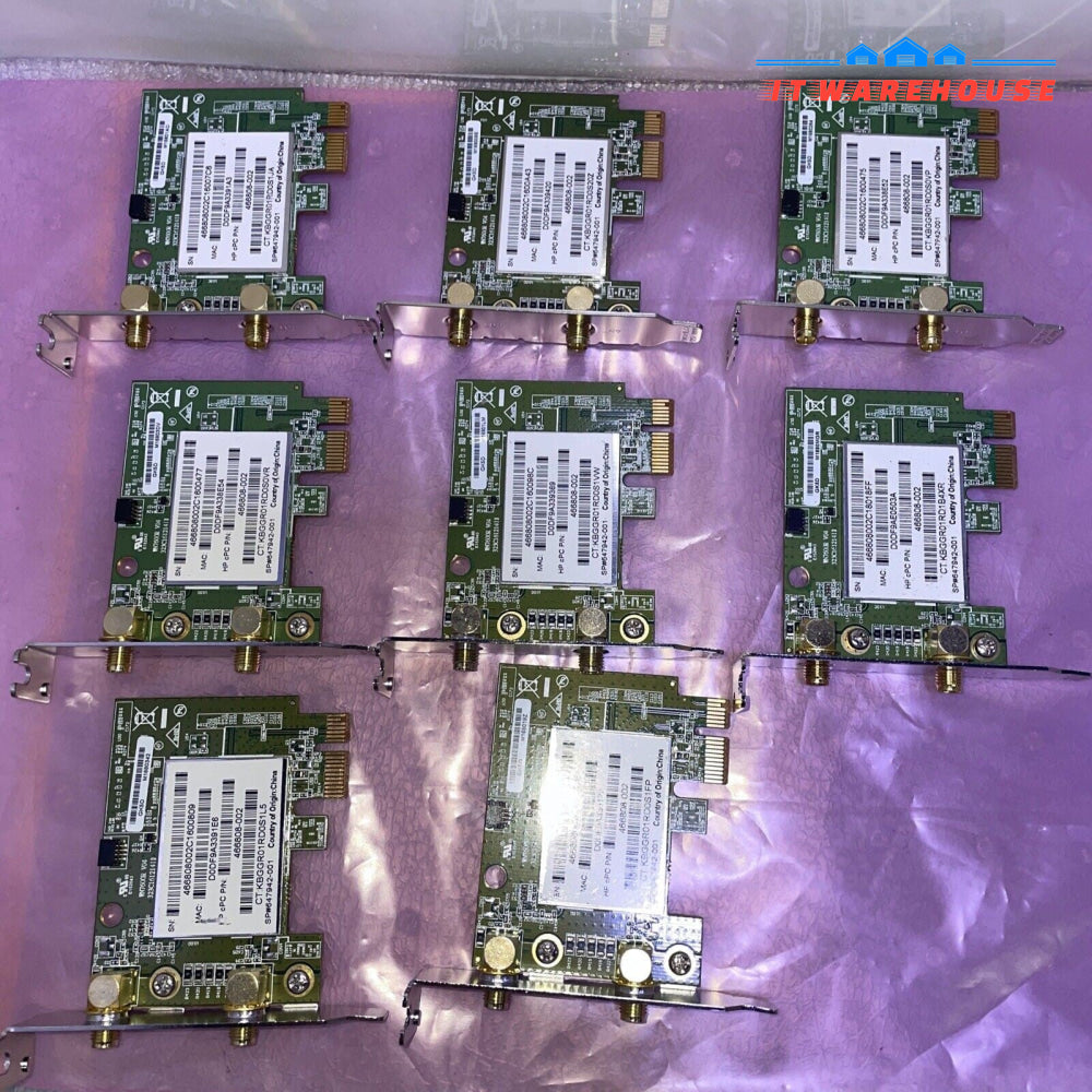 8× (low profile) HP Dual Band Wireless-N wifi Network Card 466808-002 647942-001