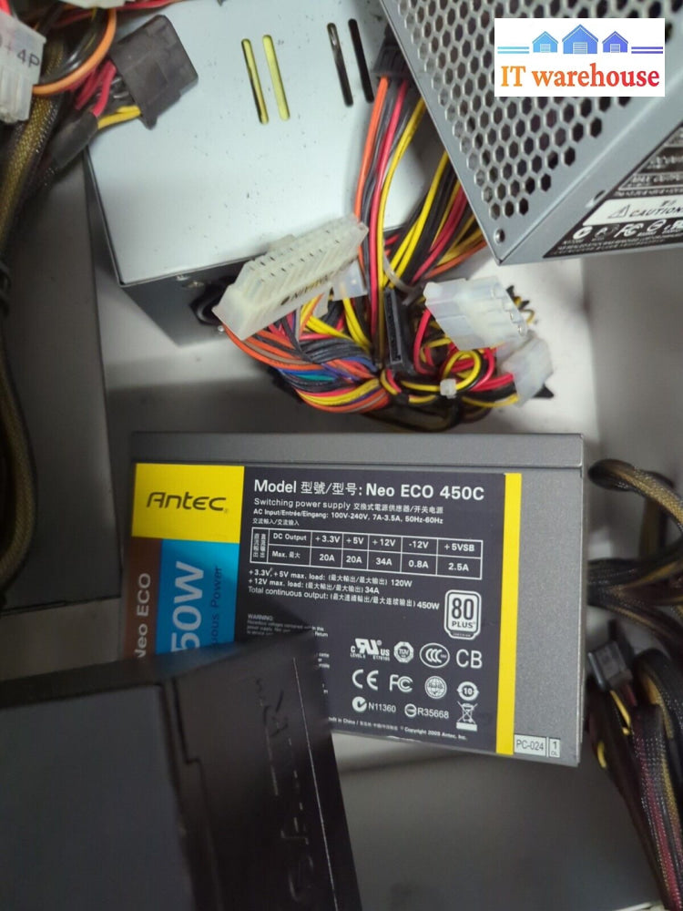 8X Mixed 400-460W Atx Power Supply (With Pci-E) Antec/Corsair/Cooler Master -