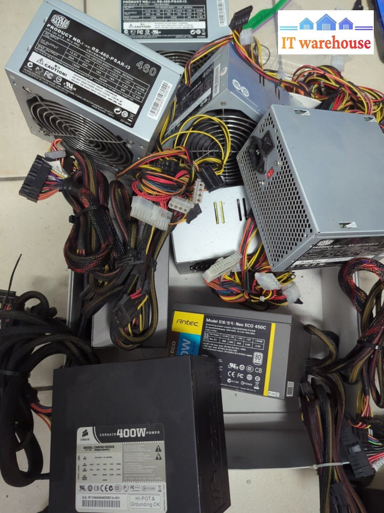 8X Mixed 400-460W Atx Power Supply (With Pci-E) Antec/Corsair/Cooler Master -