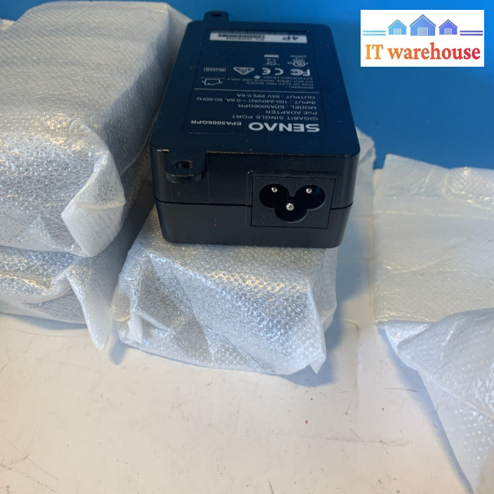 8x New SENAO EPA5006GP Passive 54V 0.6A Gigabit Single Port PoE Injector Adapter
