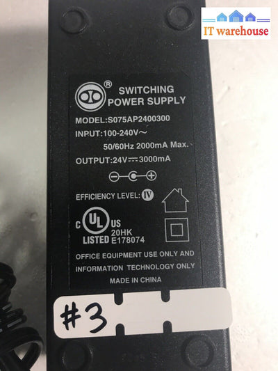 Ac Adapter Model S075Ap2400300
