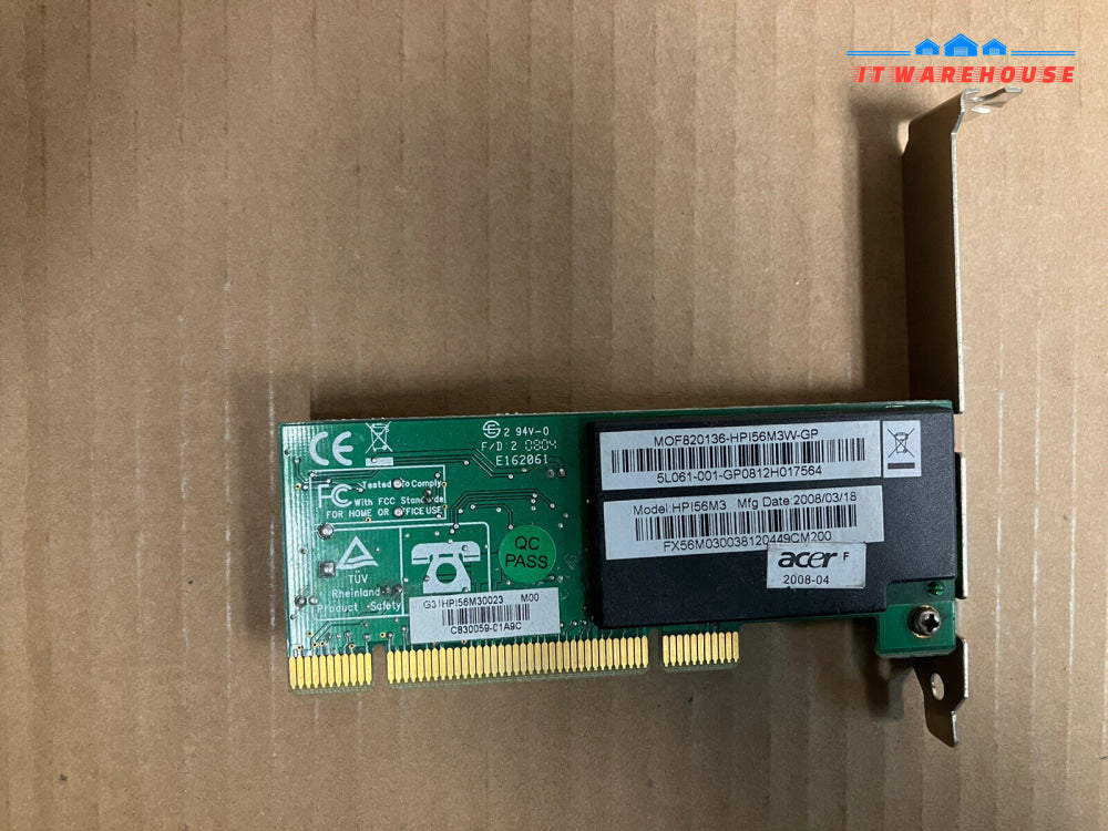 ~ Acer Speedcom Hpi56M3 Pci Modem Card
