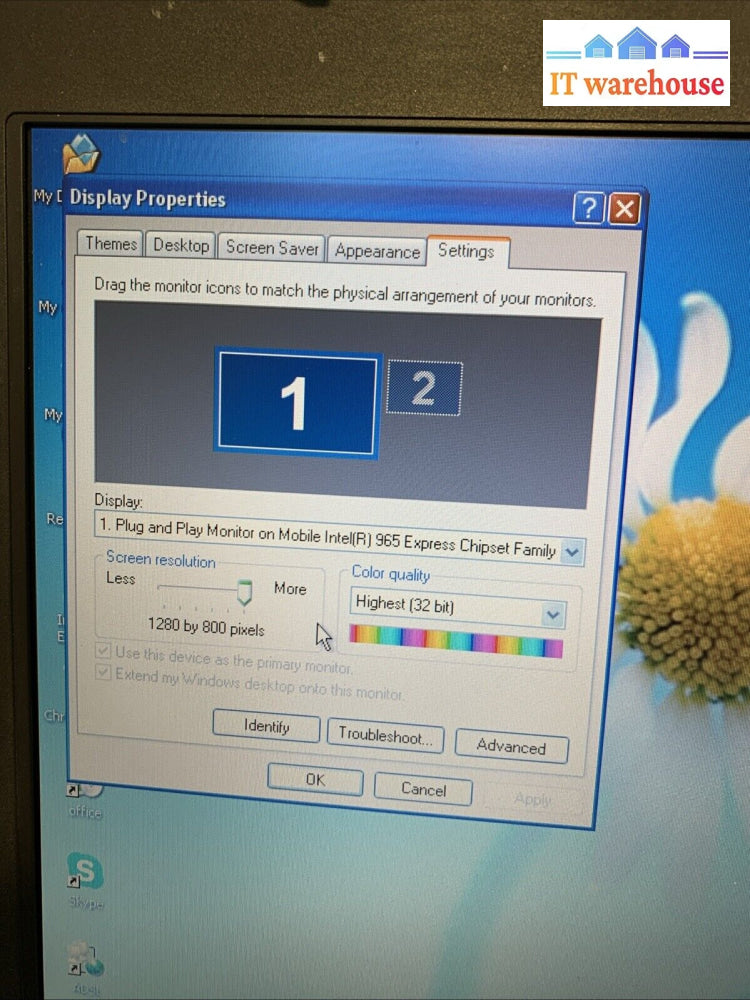 Acer Travel Mate 6592 C2D T7300 2GB 750GB Windows xp pro sp3 (one key defective)
