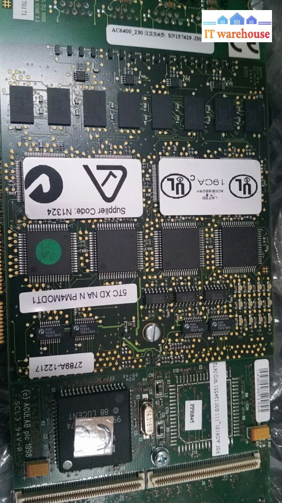 Aculab Ac6190 Prosody X Pci Card 4X Rj45 W/ Ac6311 Pmx + Ac6400 Card