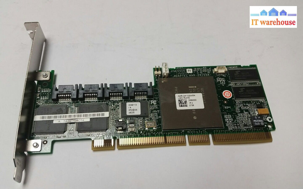 Adaptec Aar-2410Sa/64M/Hitachi 4-Port Sata Controller Card