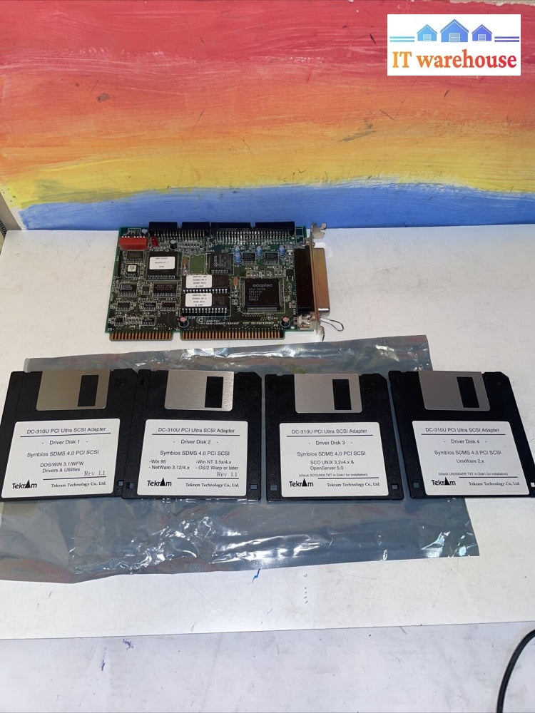 Adaptec Aha1542Cf 1540Cf Isa Scsi Centronics 50 34Pin Floppy Controller (Driver)