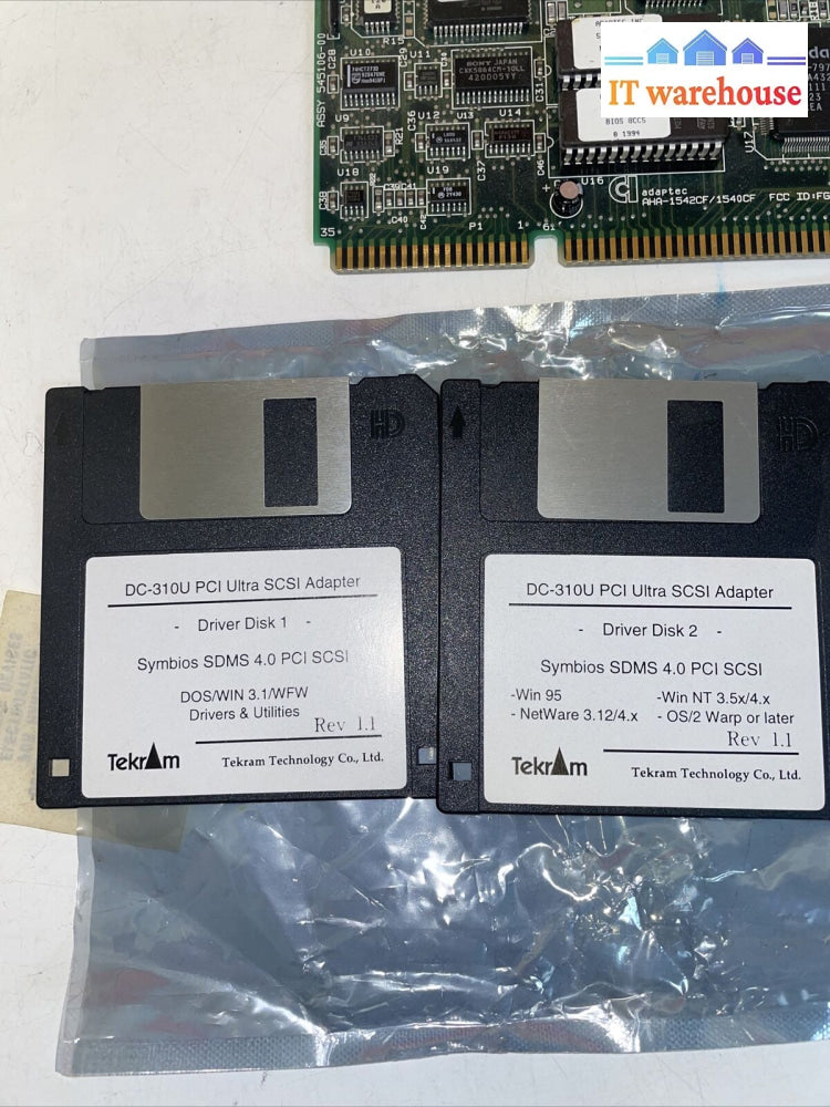 Adaptec Aha1542Cf 1540Cf Isa Scsi Centronics 50 34Pin Floppy Controller (Driver)