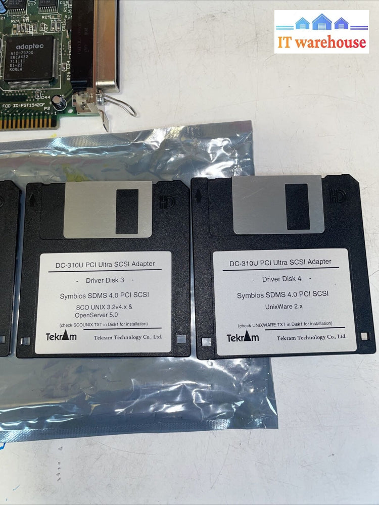 Adaptec Aha1542Cf 1540Cf Isa Scsi Centronics 50 34Pin Floppy Controller (Driver)