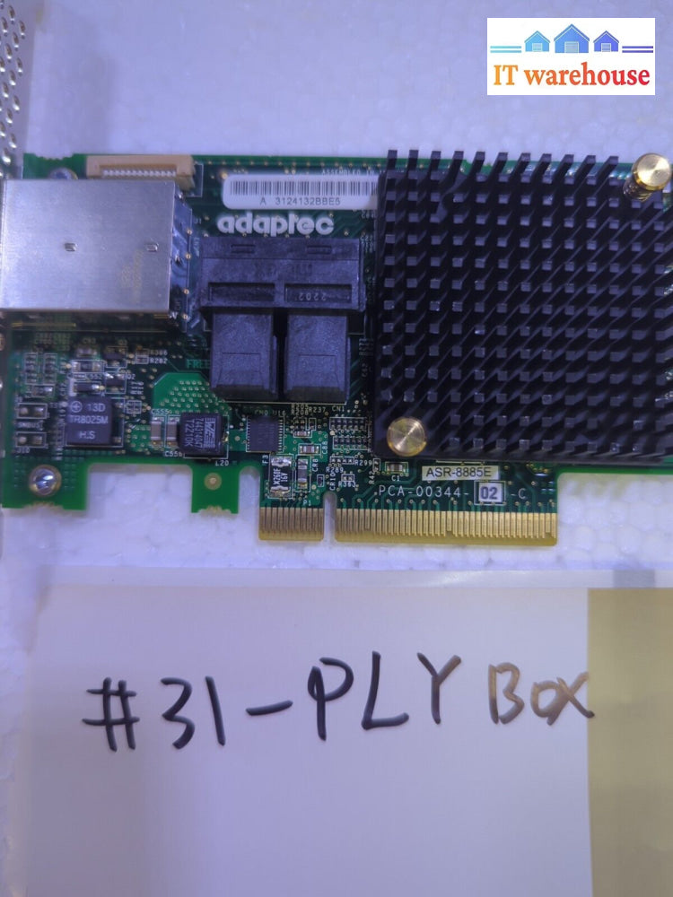 - Adaptec Series Asr-8885E 12Gb/S 512Mb Cache Raid Controller Card Pca-00344