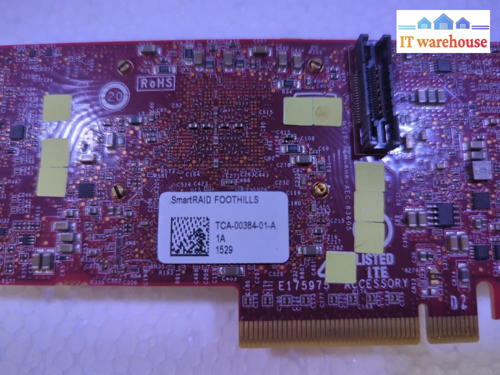 - Adaptec Smartraid Foothills Tca-00384 Sas Pci-E Controller Card