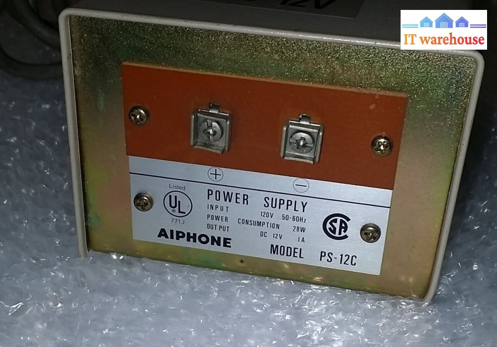 Aiphone Dc 12V Power Supply Ps-12C