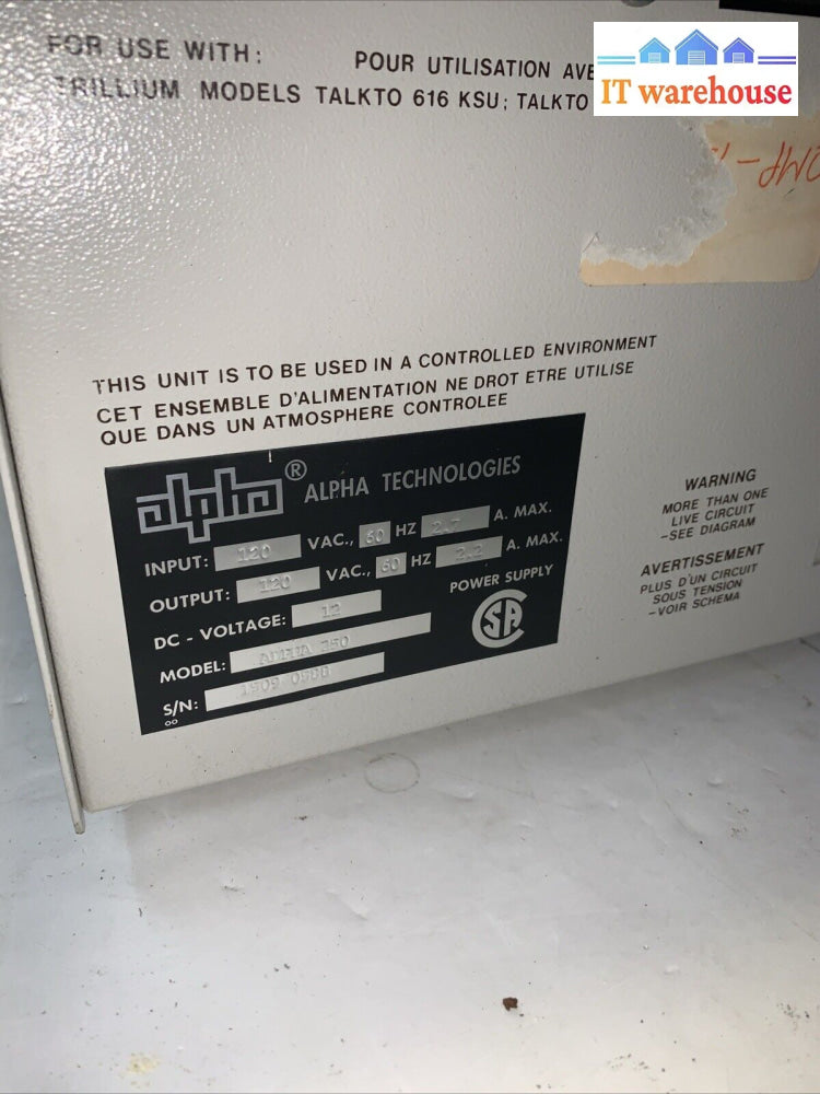 Alpha 250 Power Source Tig / Stick Welding Supply