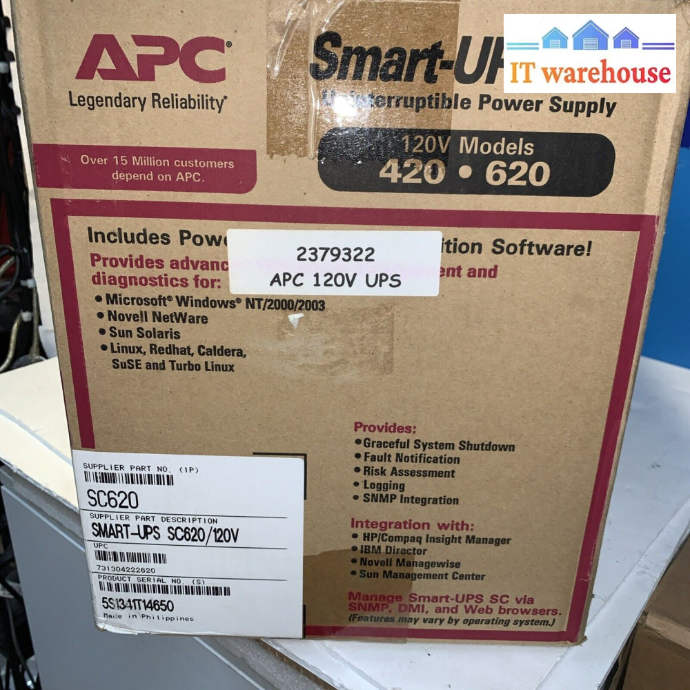APC SMART UPS SC 620 SC620I