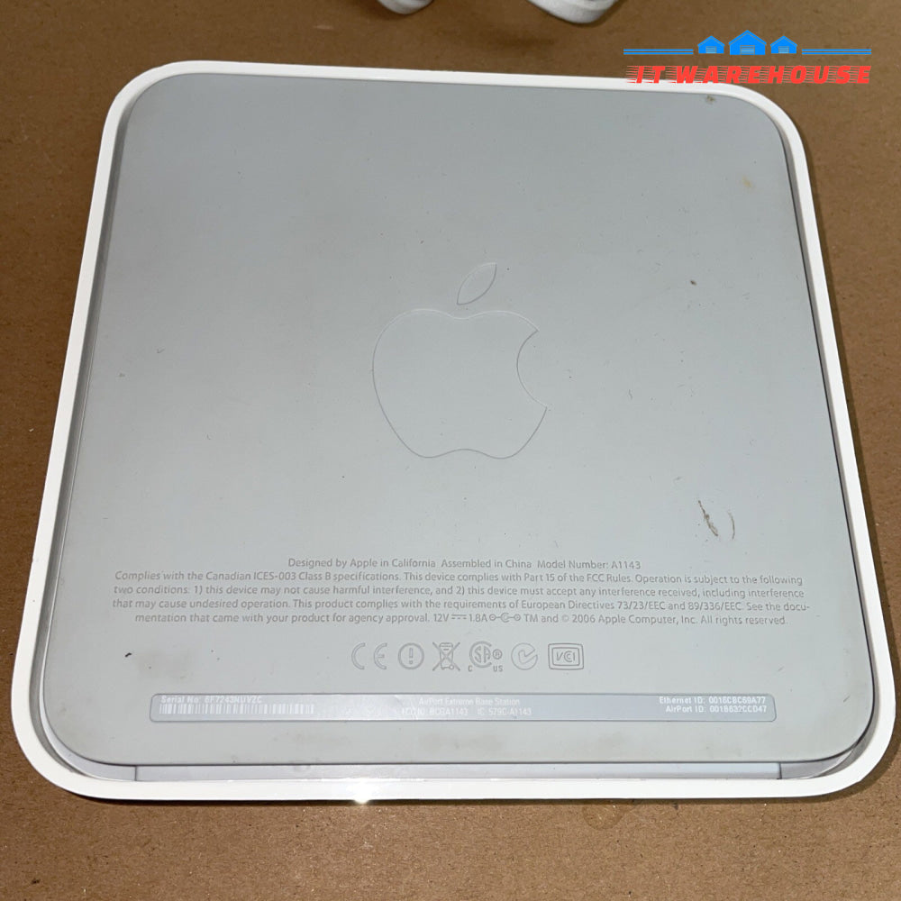 Apple A1143 Airport Extreme Wireless Router Base Station
