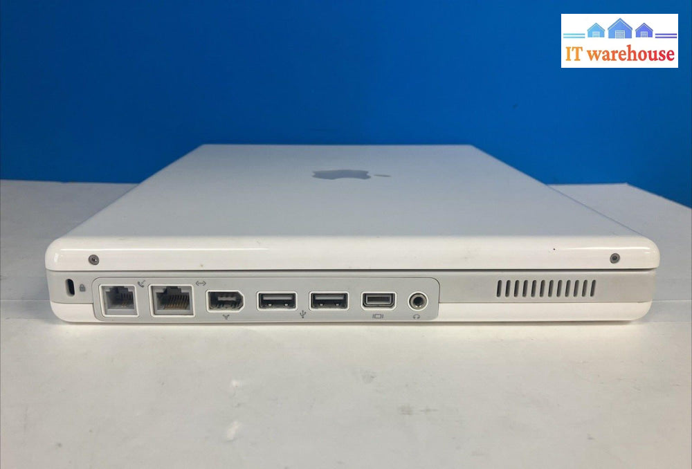 Apple Ibook G4 A1054 Laptop Powerpc Cpu / 640Mb Ram 30Gb Hdd Macos 10.4 ~