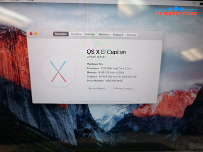 $ Apple Macbook Pro 13.3’ A1278 Mid 2009 Intel Core 2 Duo 8Gb 320Gb Hdd Ei Cap