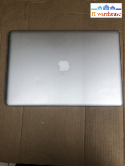 + Apple Macbook Pro 15” Mid-2009 A1286 C2D T9600 No Ram & Hdd For Parts(As Is)