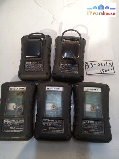 - (As Is) 20X Msa Altair H2S Monitor Hydrogen Sulfide Single Gas Detector