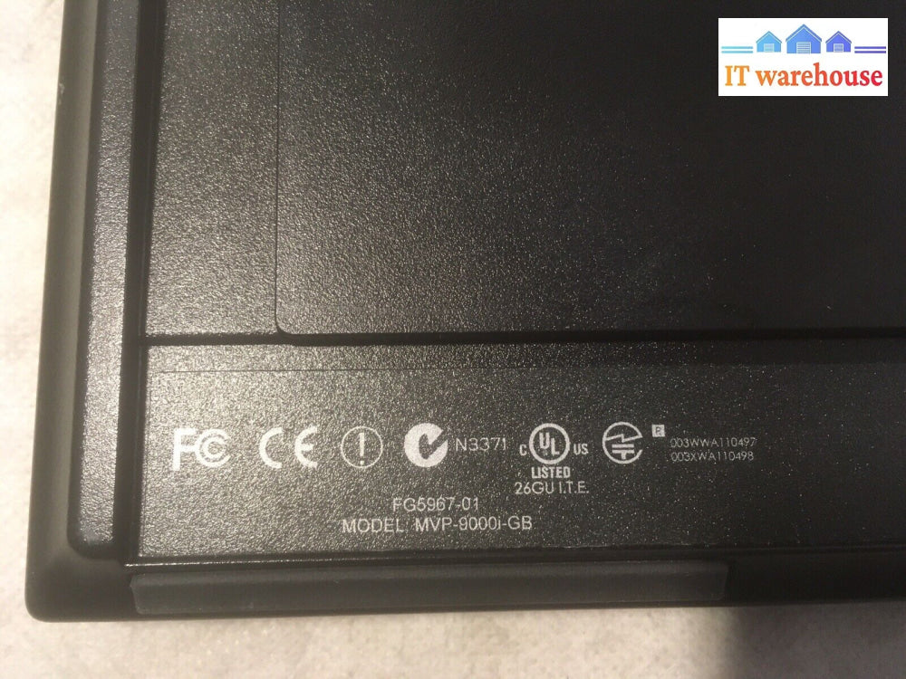 - (As Is) 2X Amx Mvp-9000I Fg5967-01 Poe Power Pad W/ Docking + Adapter