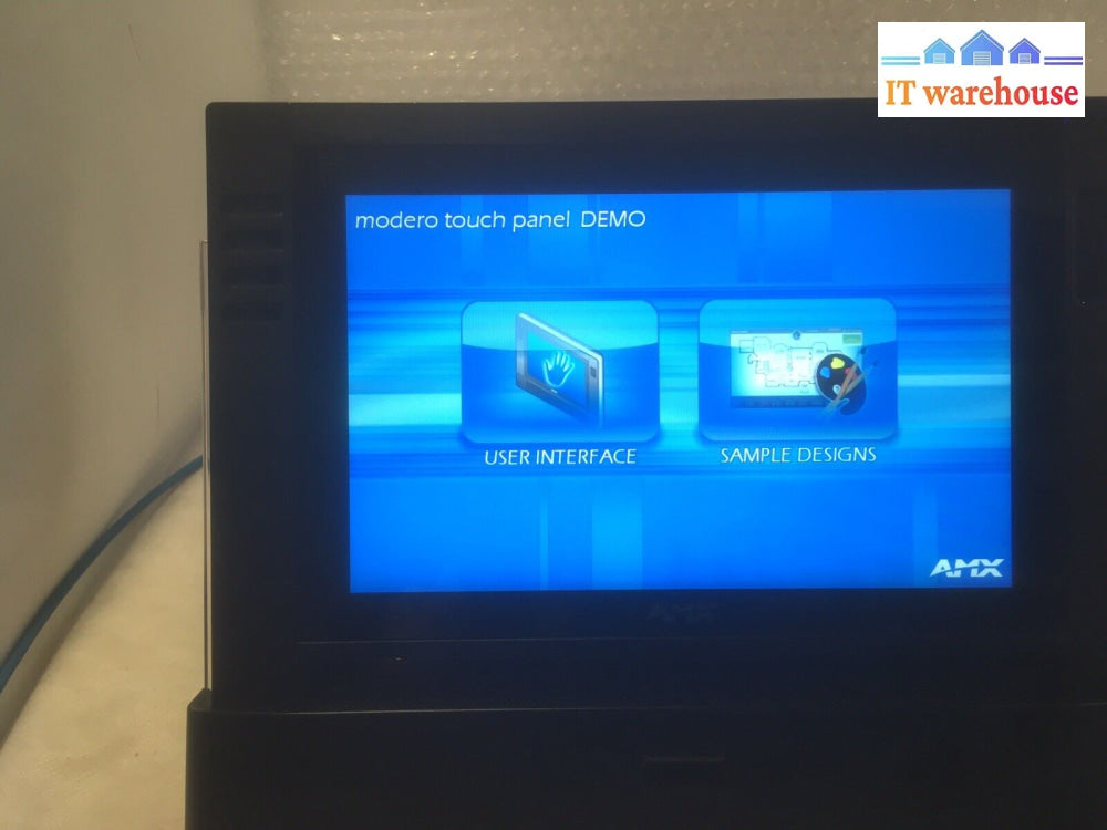 - (As Is) 2X Amx Mvp-9000I Fg5967-01 Poe Power Pad W/ Docking + Adapter