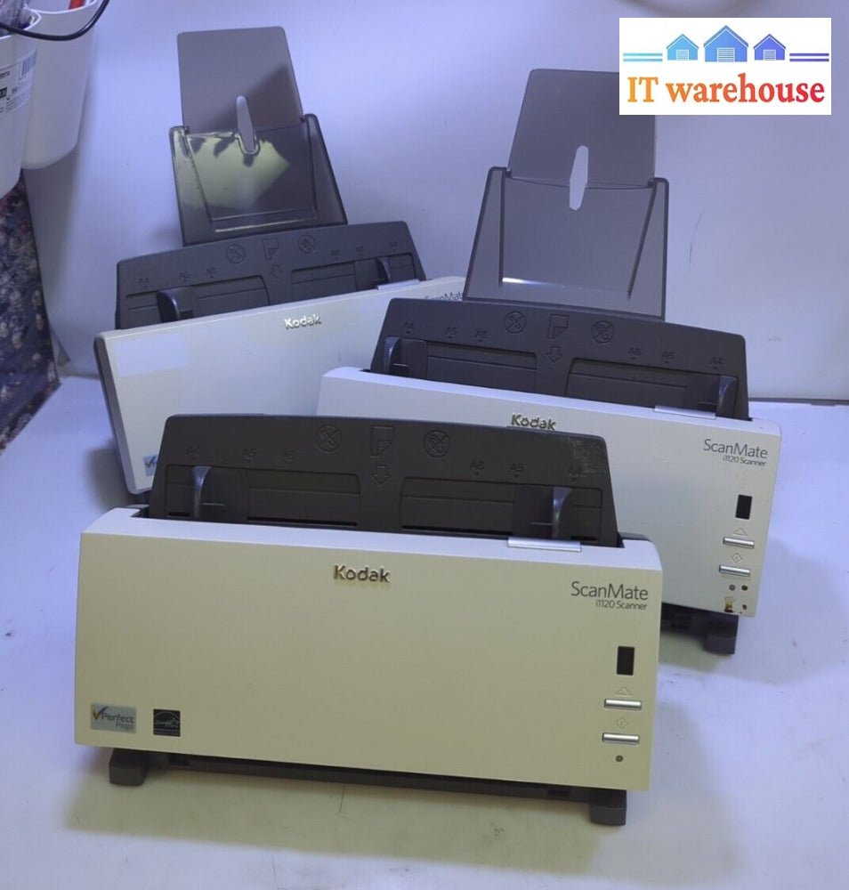 - (As Is) 3X Kodak Scanmate I1120 Scanners (No Ac Adapter)