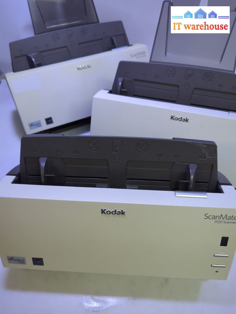 - (As Is) 3X Kodak Scanmate I1120 Scanners (No Ac Adapter)