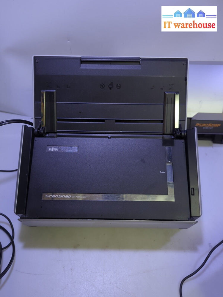 - (As Is) 3X Mixed Model Fujitsu Scanners (S1500 /S510 /Fi-6125)