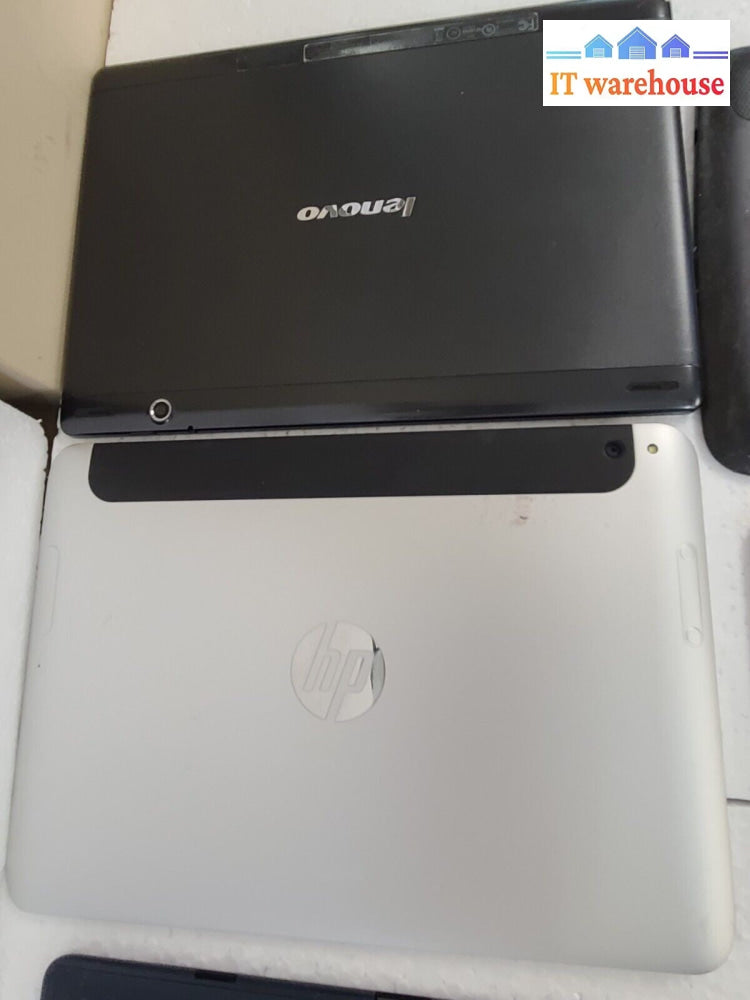 - (AS IS) 6x Mixed Brand 9~ 10 Inch Tablet ASUS, LENOVO,SAMSUNG ...
