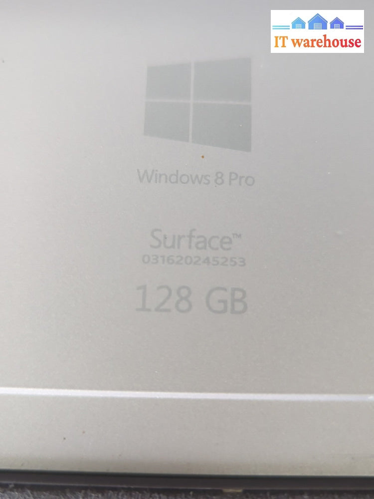 (AS IS) Microsoft 12" Surface Pro 1631 i5-4300U/4GB/128GB SSD/Win10/Keyboard -
