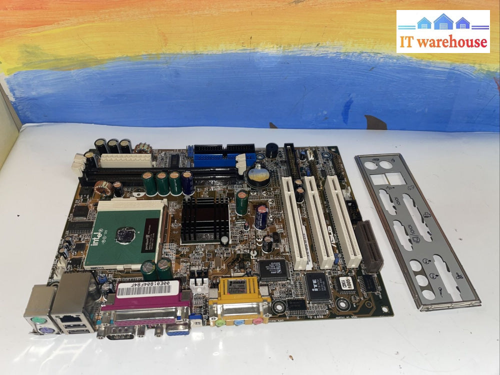 Asus Cusi-M Rev.1.01 Mainboard Sockel 370 Vga 3X Pci Amr Lan Usb Sound Sdram Ide