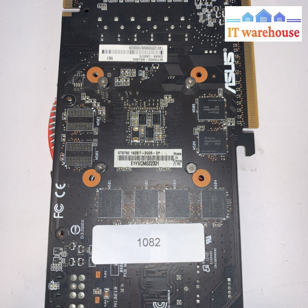 ASUS GeForce GTX 760 192BIT-3GD5-DP 3GB GDDR5 PCI Express Graphics Video Card
