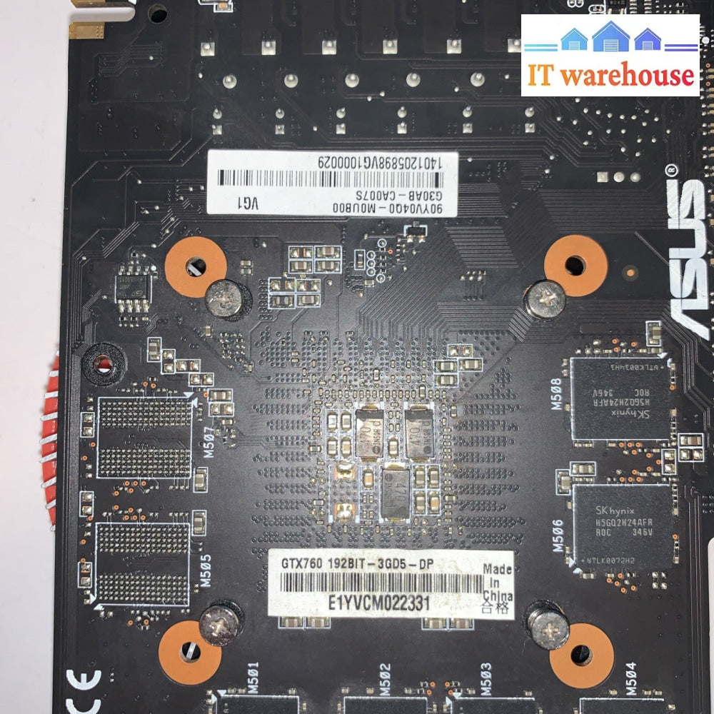 ASUS GeForce GTX 760 192BIT-3GD5-DP 3GB GDDR5 PCI Express Graphics Video Card