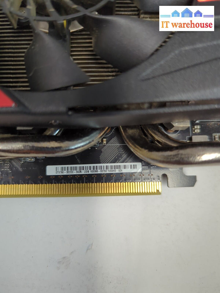 ASUS GTX 780 DirectCU II OC GTX780-DC2OC-3GD5 3GB Graphics Video Card TESTED