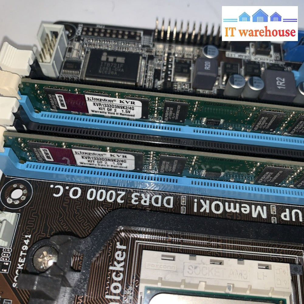 ASUS M4A88TD-M/USB3 Socket AM3 Motherboard With I/O Shield CPU