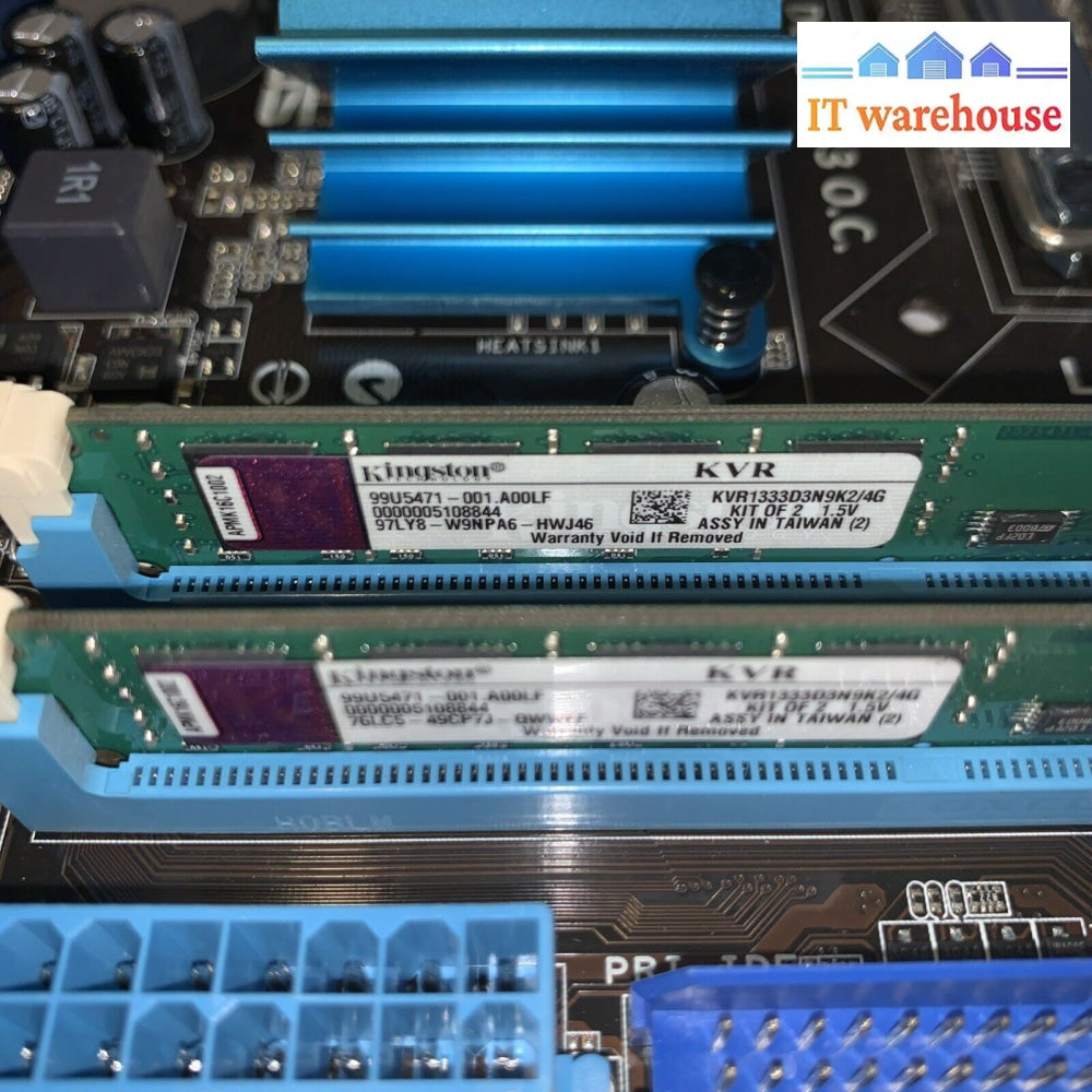 ASUS P5G41T-MLX Intel LGA 775 DDR3 MOTHERBOARD + IO plate + cpu/ram