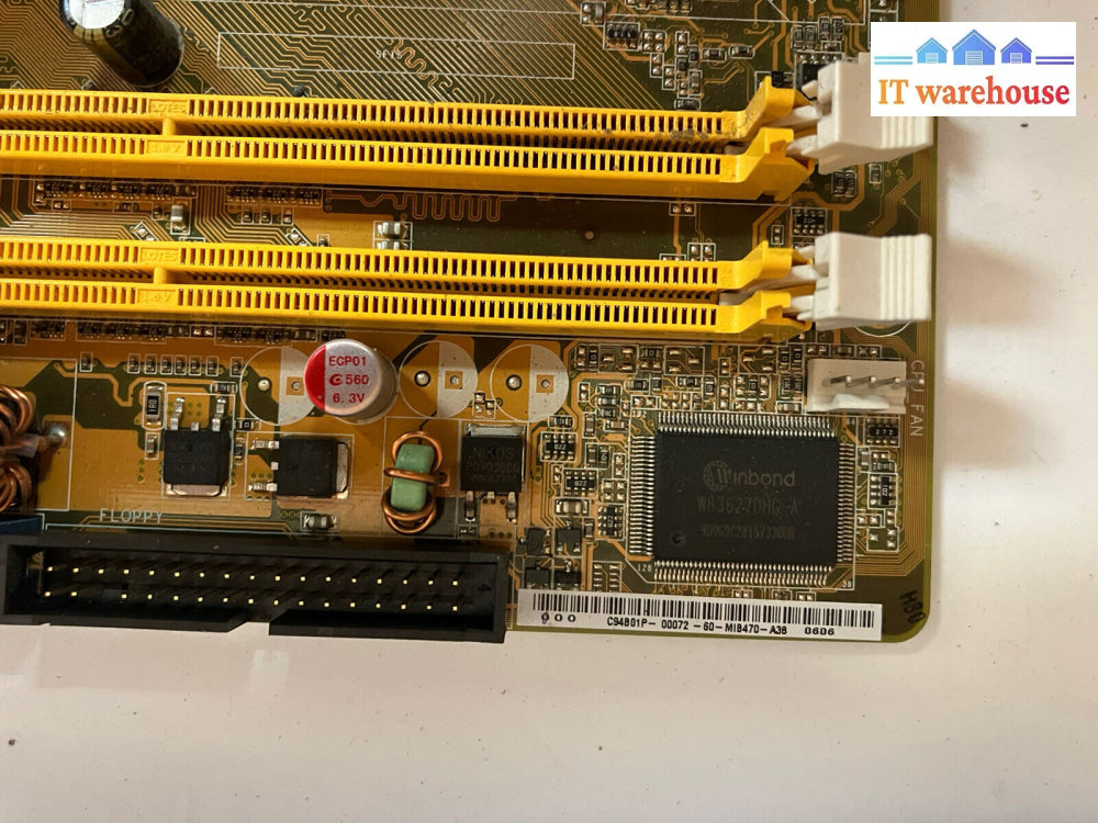 ~ Asus P5Kpl-Cm Lga775 Atx Motherboard With C2D E7400 Slb9Y Cpu + Io Plate