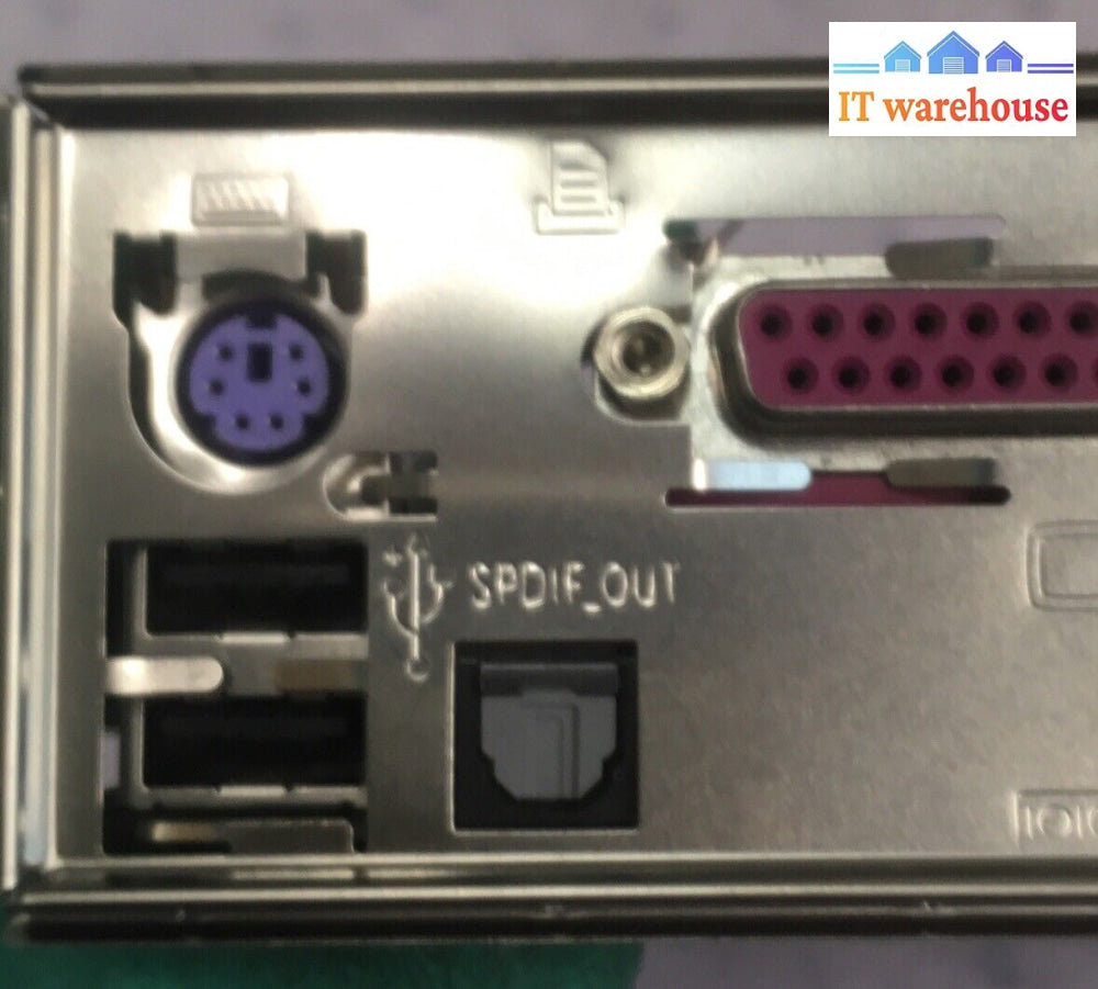 + Asus P5Ql/Epu Motherboard Spdif Out Socket 775 With Intel E6500 Cpu I/0 Plate